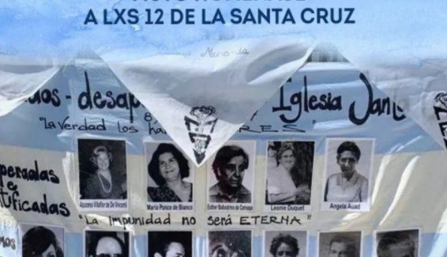 A 43 años de las desapariciones, Cristina recordó a "los y las 12 de la Santa Cruz"