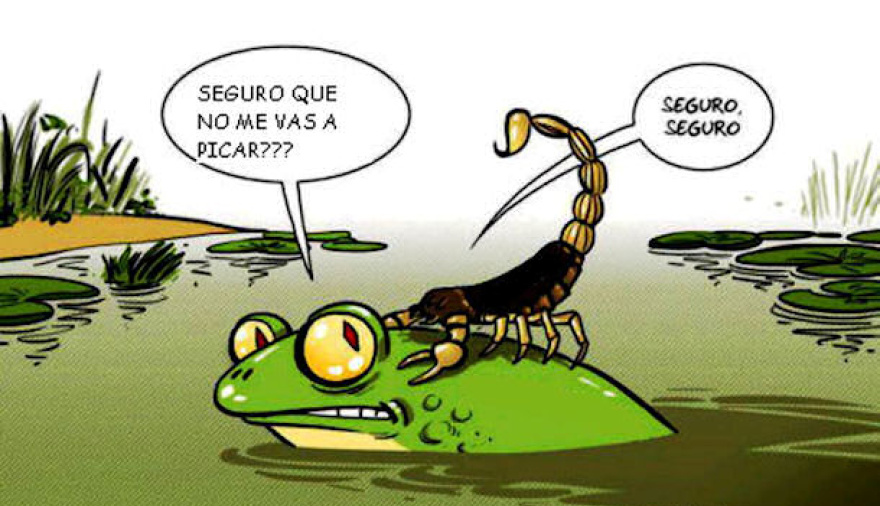 Trump, el escorpión y la rana