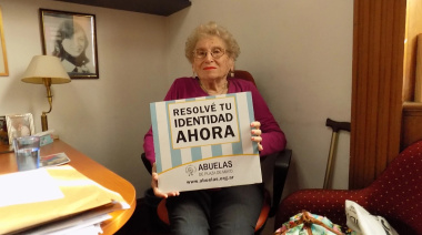 Murió Rosa Roisinblit, presidenta honoraria de Abuelas de Plaza de Mayo
